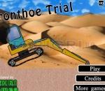 Луд трактор Frontoe trial