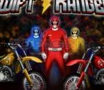 Power Rangers  Звездни рейнджъри  състезание с мотор