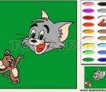 Том и Джери Оцветяване Tom & Jerry Coloring 