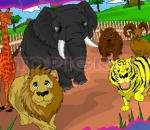 Оцвети зоопарка  Zoo Coloring